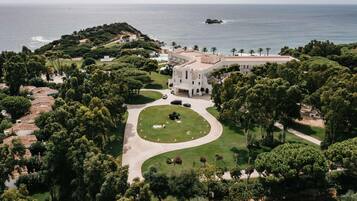 Vue depuis lâhĂ©bergement