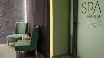 Recepção do spa