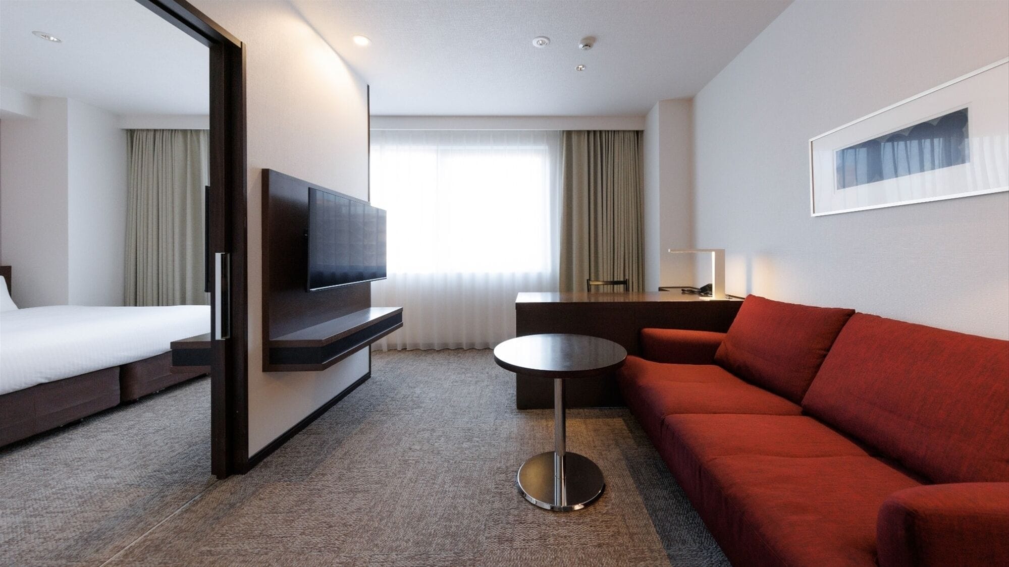 north wing deluxe double for 1~2 adults, non smoking | 1 bedroom, desk, free wifi, bed sheets