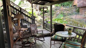 Rom, 1 queensize-seng (Pikaki Room) | Terrasse/patio
