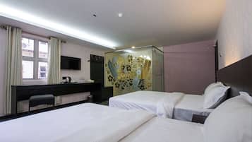 Iron/ironing board, free WiFi, bed sheets