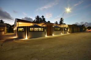 Fachada de la propiedad