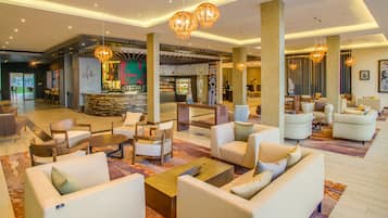 Sala de estar en el lobby
