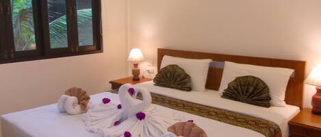 In-room safe, blackout curtains, rollaway beds, free WiFi