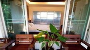 Terrace/patio - Singha Rubber Tree Resort (Sai Yok)