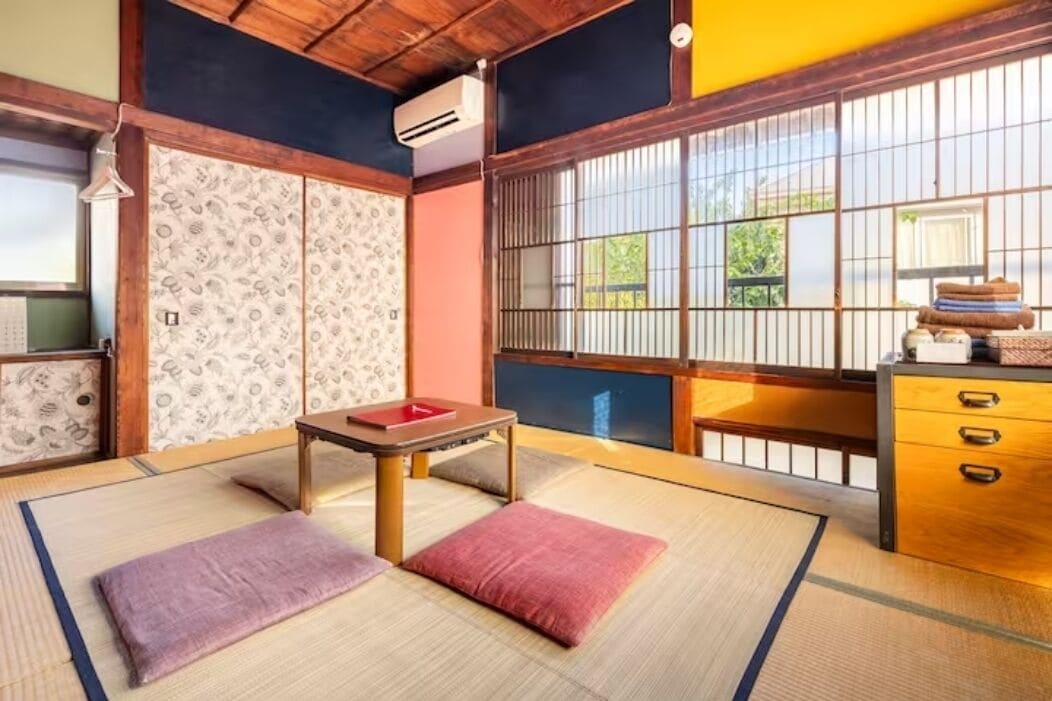 和室 スーペリアルーム 共用バスルーム (虹の間) | WiFi (無料)、ベッドシーツ