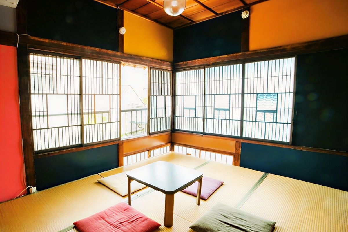 Habitación cuádruple tradicional, baño compartido (Superior, Japanese Style, Rainbow) | Wifi gratis y ropa de cama