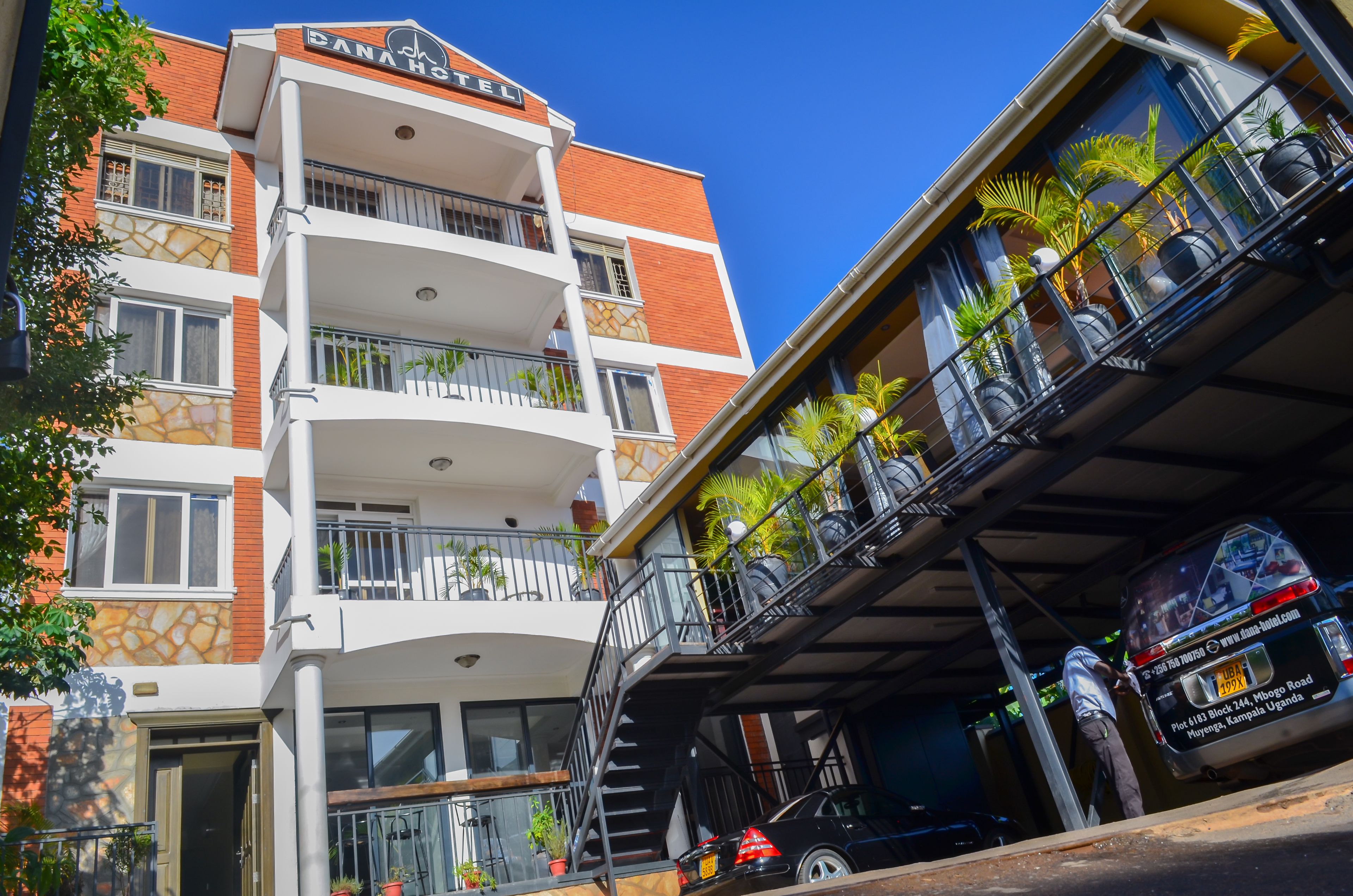 Fassade der Unterkunft