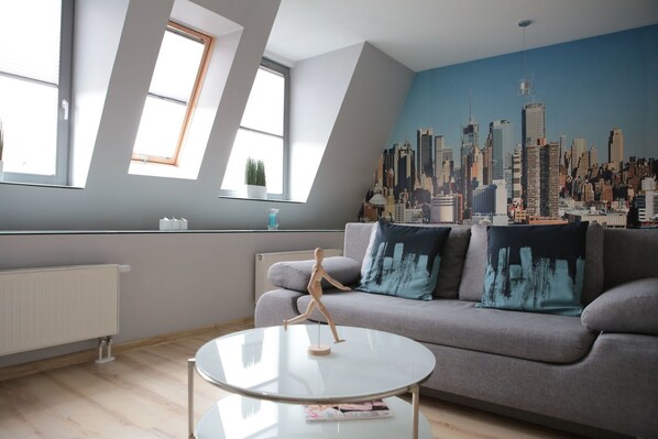 City Studio Suite | Living room - SUPER-APARTAMENTY City Center (Poznan)