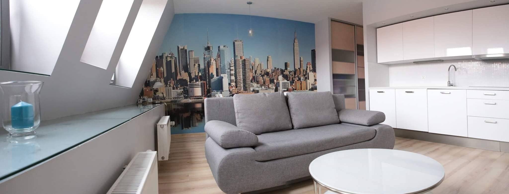 Estudi en suite urbà | Sala d'estar | Televisor de pantalla plana 