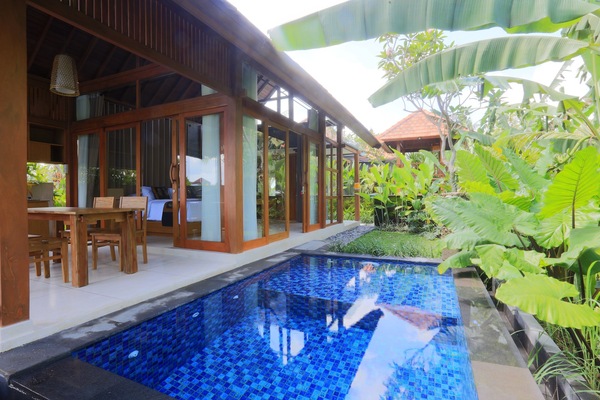 Vila Deluks, 1 Tempat Tidur Queen, kolam renang pribadi | Kolam renang outdoor