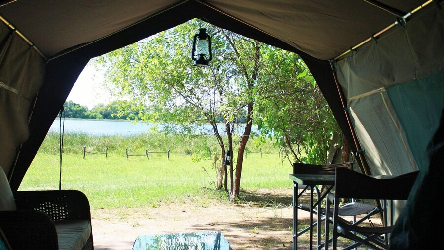 Hippo Island Okavango Delta