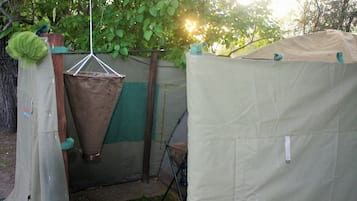 A szálláshely külső területei