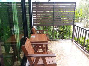 Standard Double Room | Terrace/patio - Preecha Resort (Nakhon Nayok)