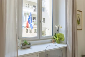 Deluxe-Doppel- oder -Zweibettzimmer | Ausblick vom Zimmer