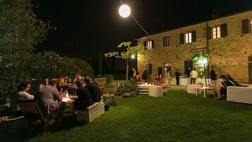 Area per ricevimenti all'aperto