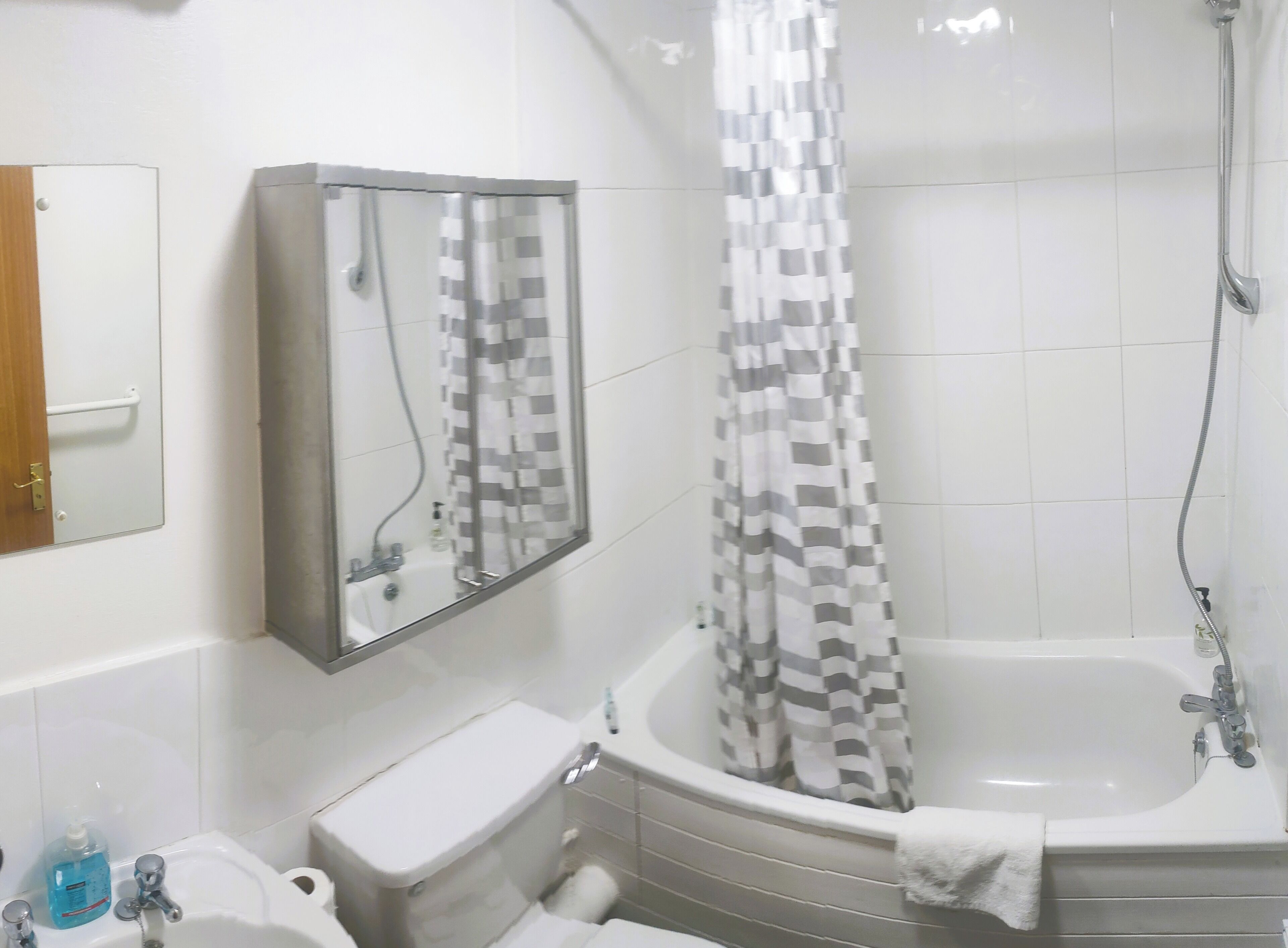 Business Apartment, 1 Bedroom | Bathroom | Combined shower/bathtub, free toiletries, hair dryer, towels