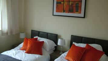 Nhà dành cho gia đình, 3 phòng ngủ | 1 phòng ngủ, bộ trải giường bằng vải cotton Ai Cập