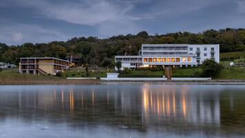 Front of property – evening/night
