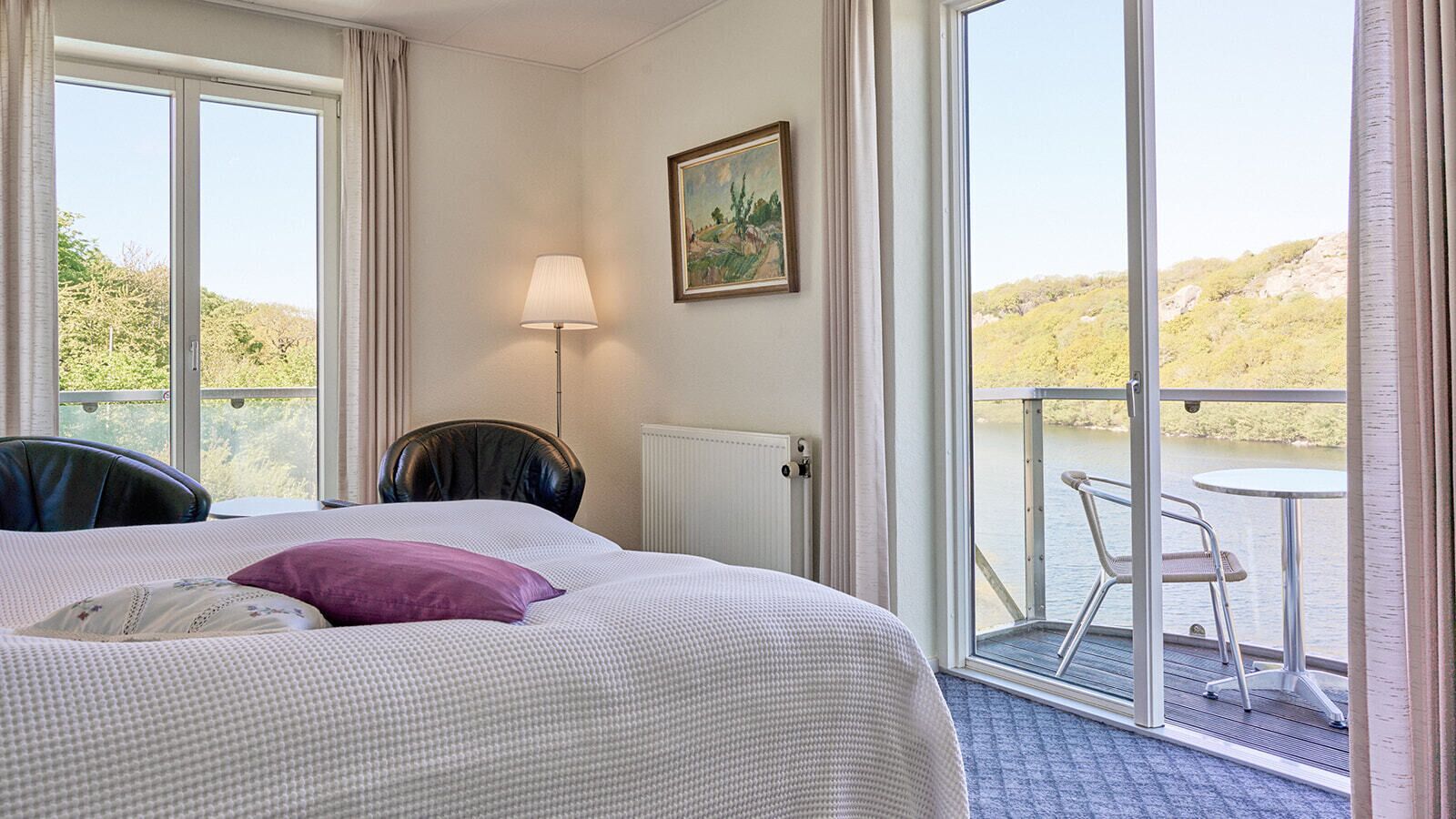 Down comforters, individually decorated, individually furnished