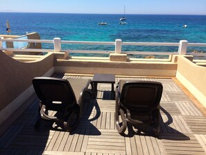 Room, Terrace, Sea View | Terrace/patio - Hôtel Stella Di Mare (Ajaccio)