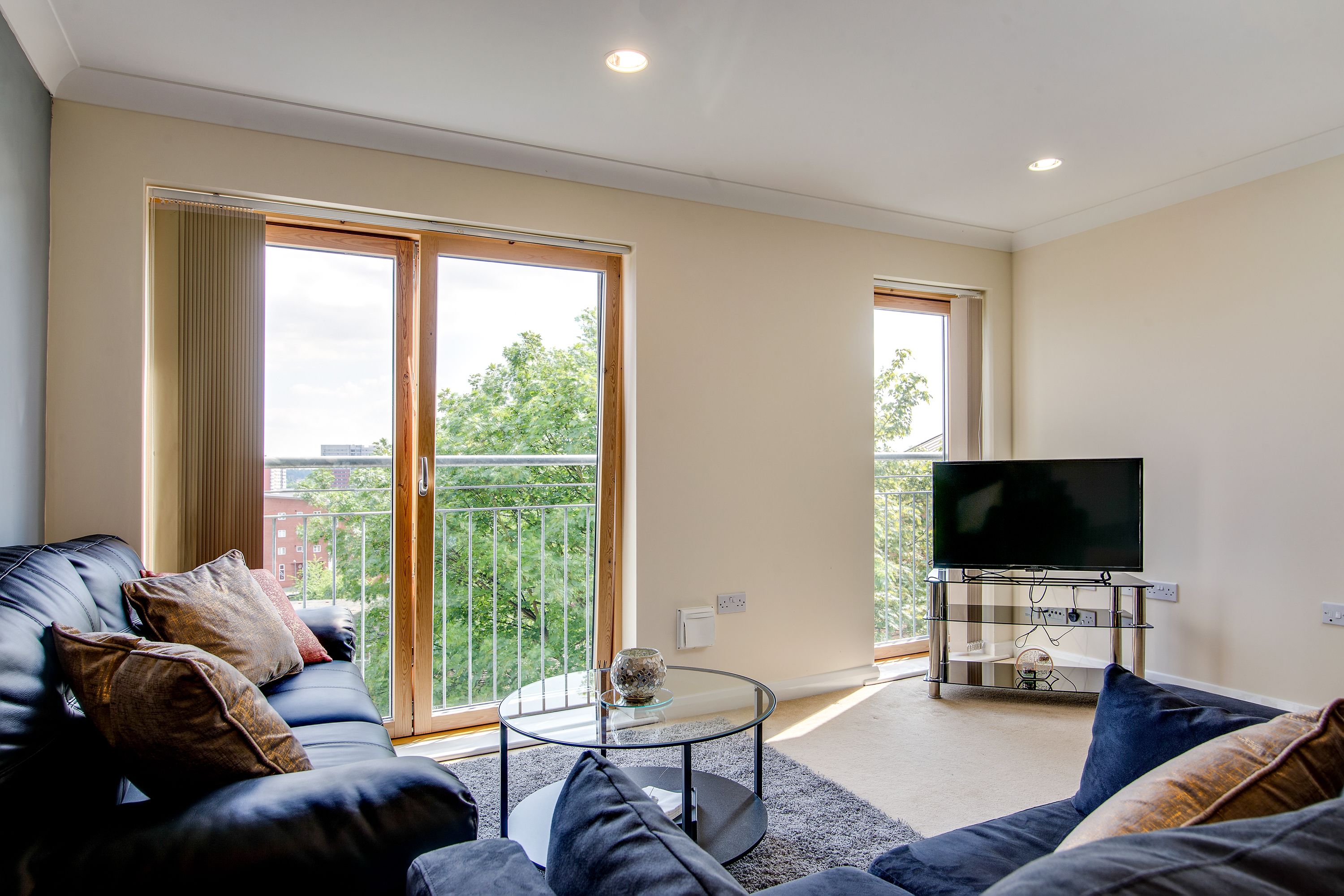 標準公寓, 2 間臥室, 城市景 (67) | 客廳 | 平面電視