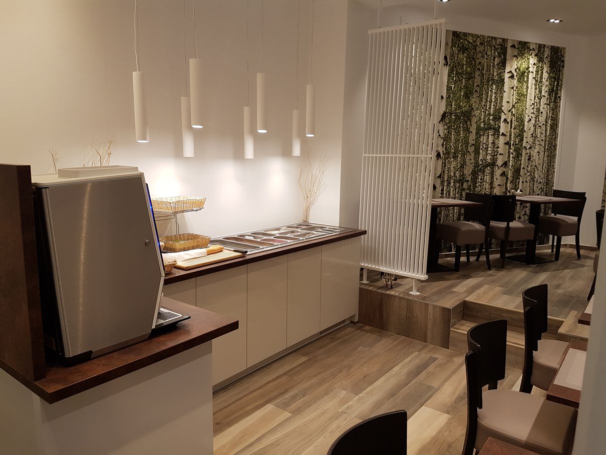 daily buffet breakfast (eur 14.00 per person)