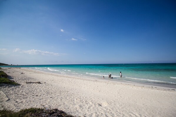 Playa de arena blanca 