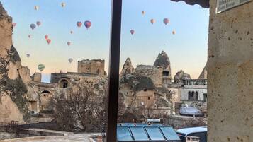 Blick von der Unterkunft