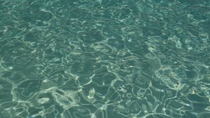 A close-up of clear, rippling water with no visible features. - Casa D'Edite (Chamusca)