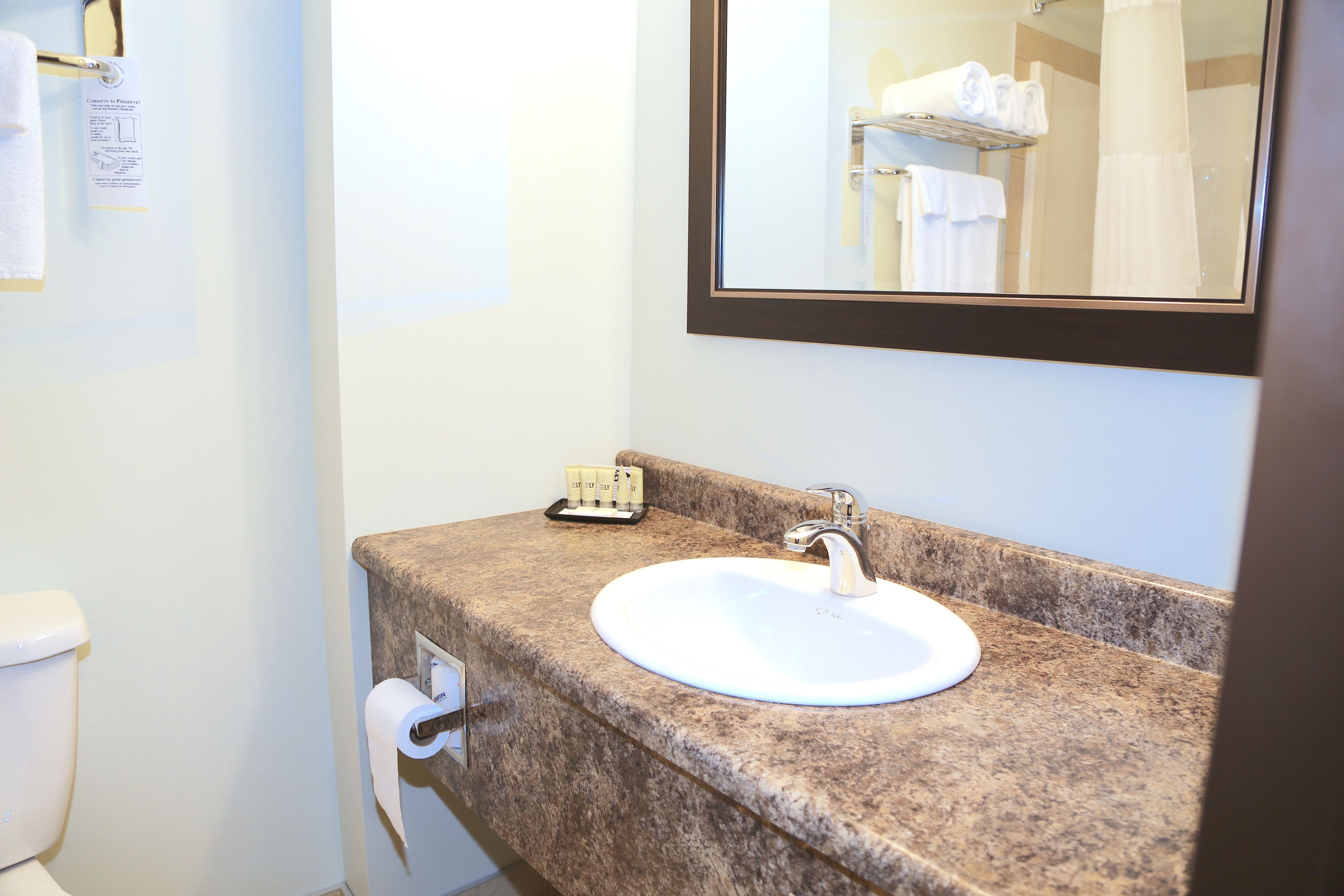 standard room, 1 king bed | bathroom sink