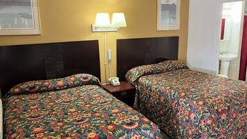 Standard Room, 2 Double Beds | Desk, iron/ironing board, free WiFi