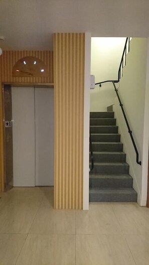 Interior entrance