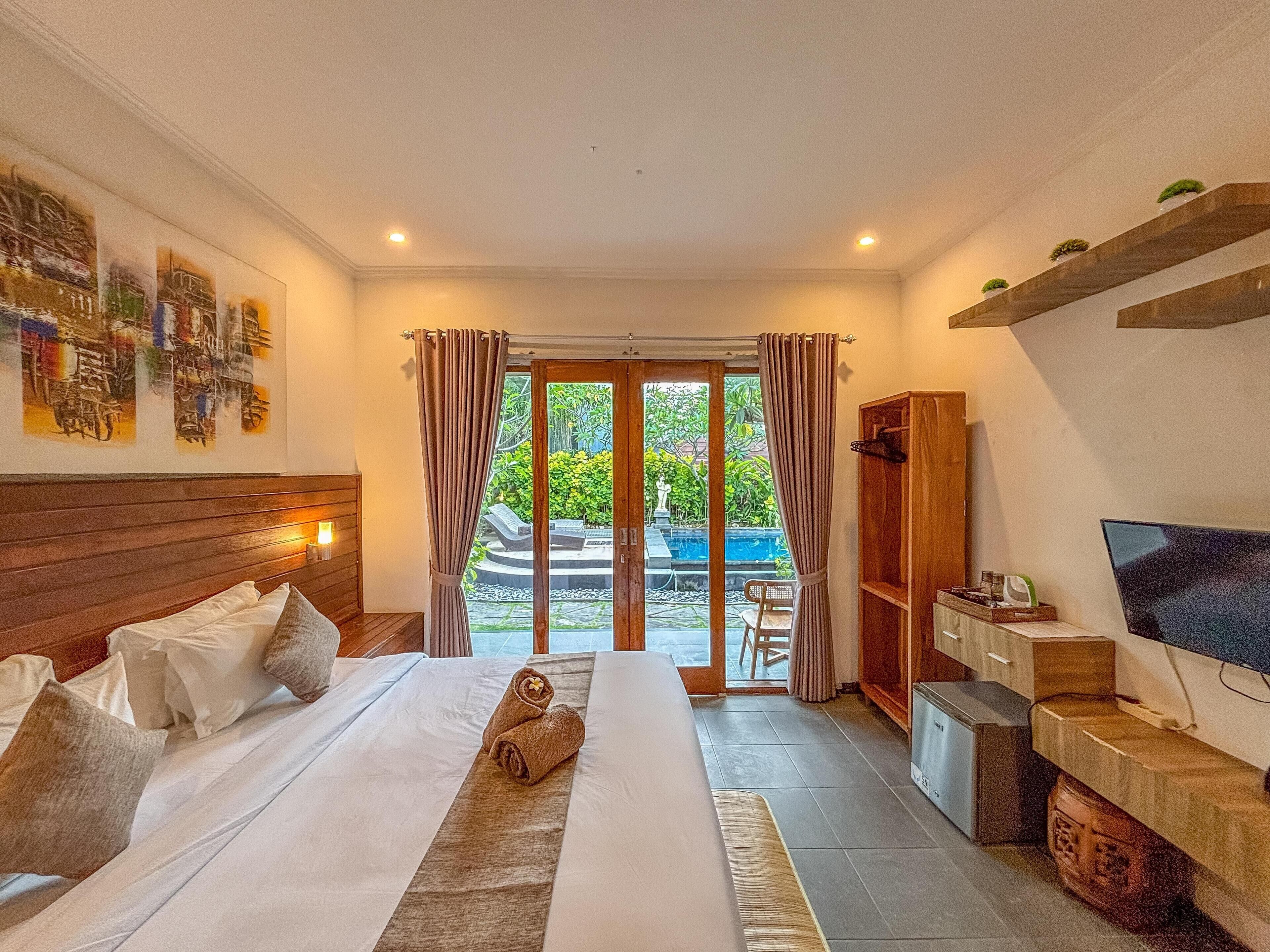 标准双人房 | 迷你吧、客房内保险箱、隔音、免费 WiFi