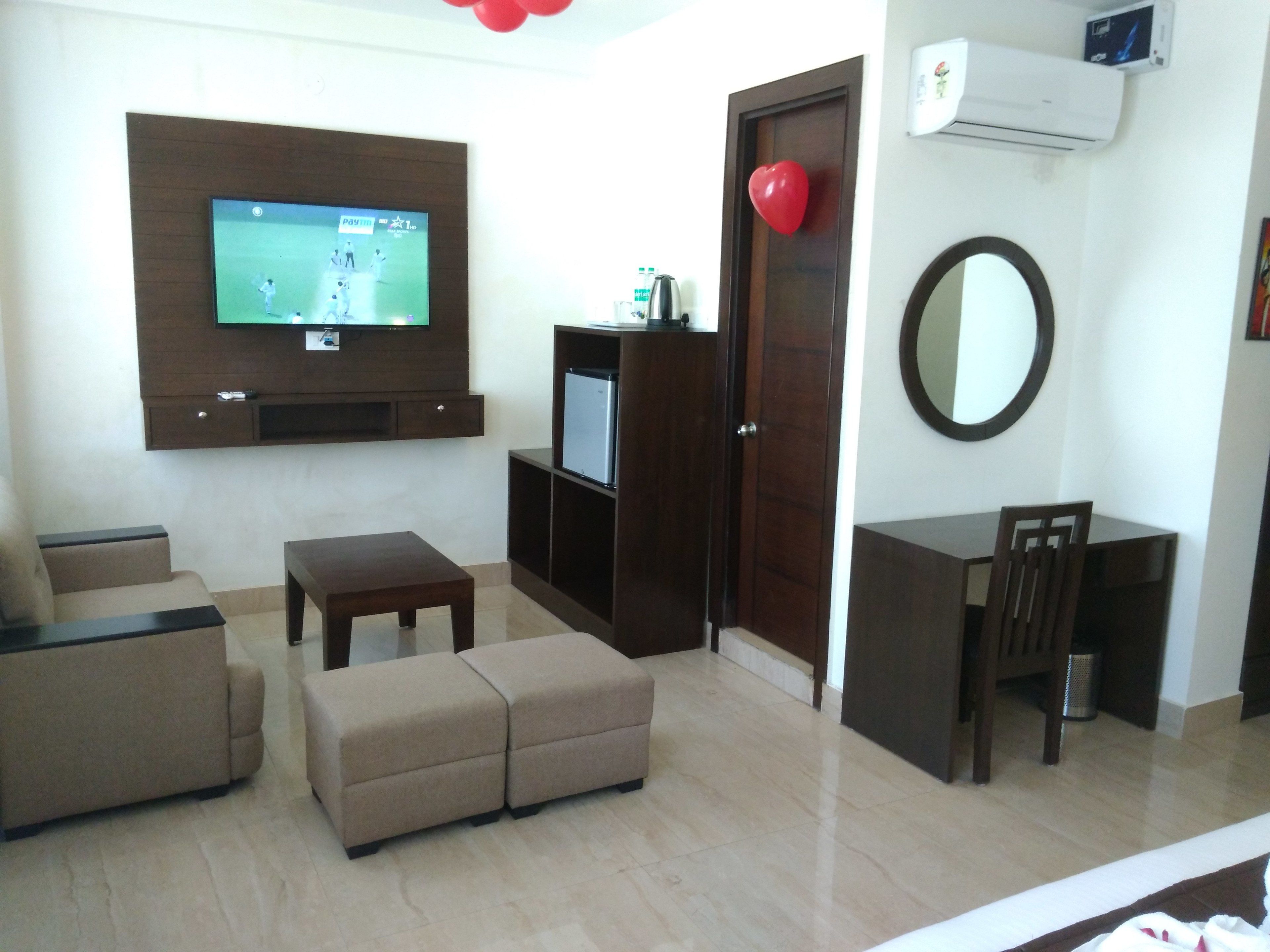 42-inch TV with satellite channels