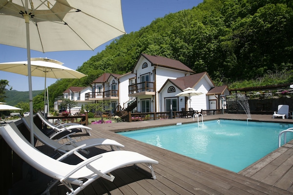 Seasonal outdoor pool