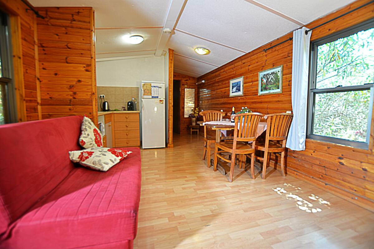 Family Cabin, 2 Bedrooms | Living area | Flat-screen TV