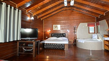 Cabin (Studio Cabin Open Space) | Living area | Flat-screen TV