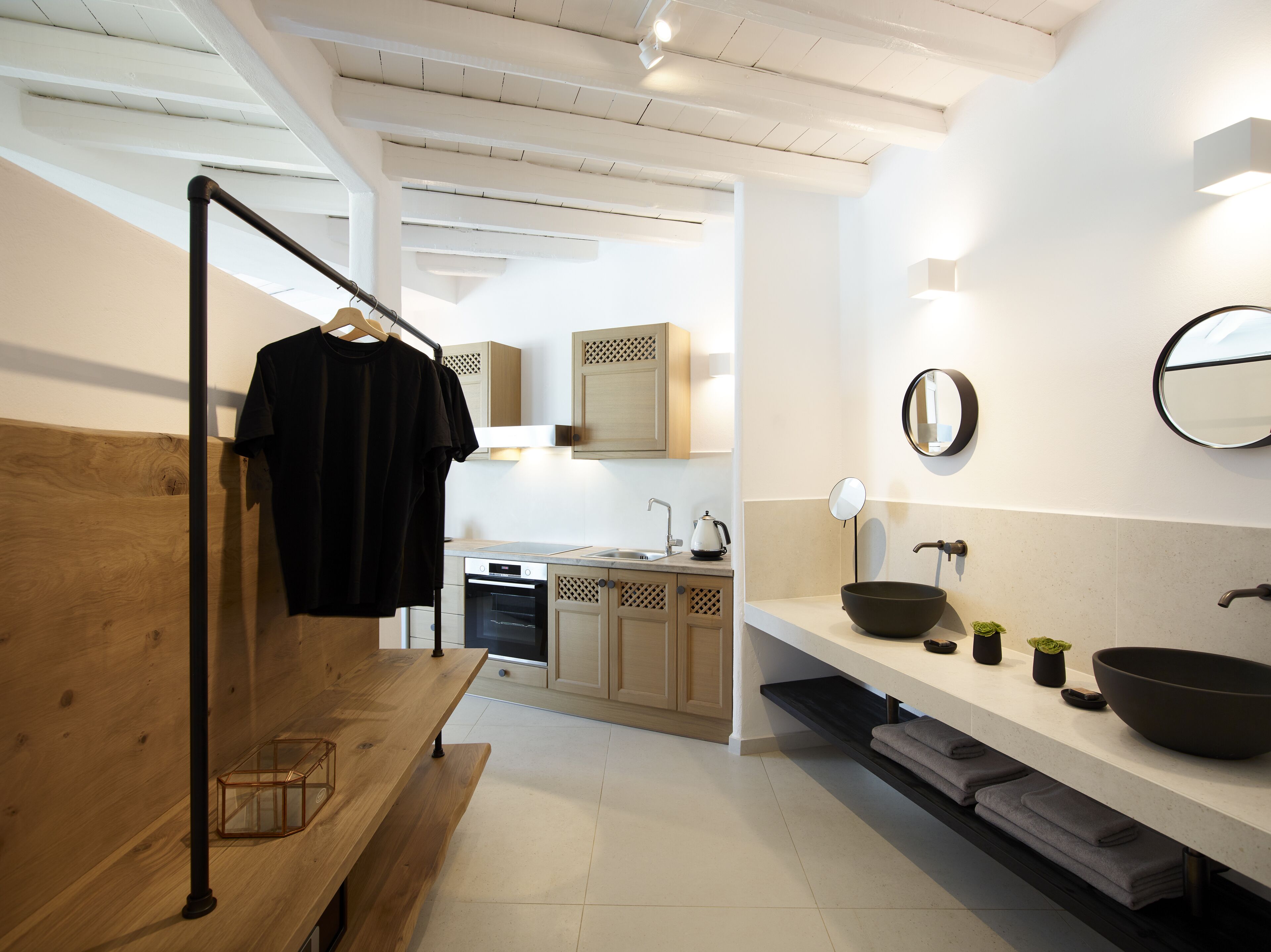 one bedroom suite sea view no 10 | private kitchen | espresso maker, coffee/tea maker, electric kettle, toaster