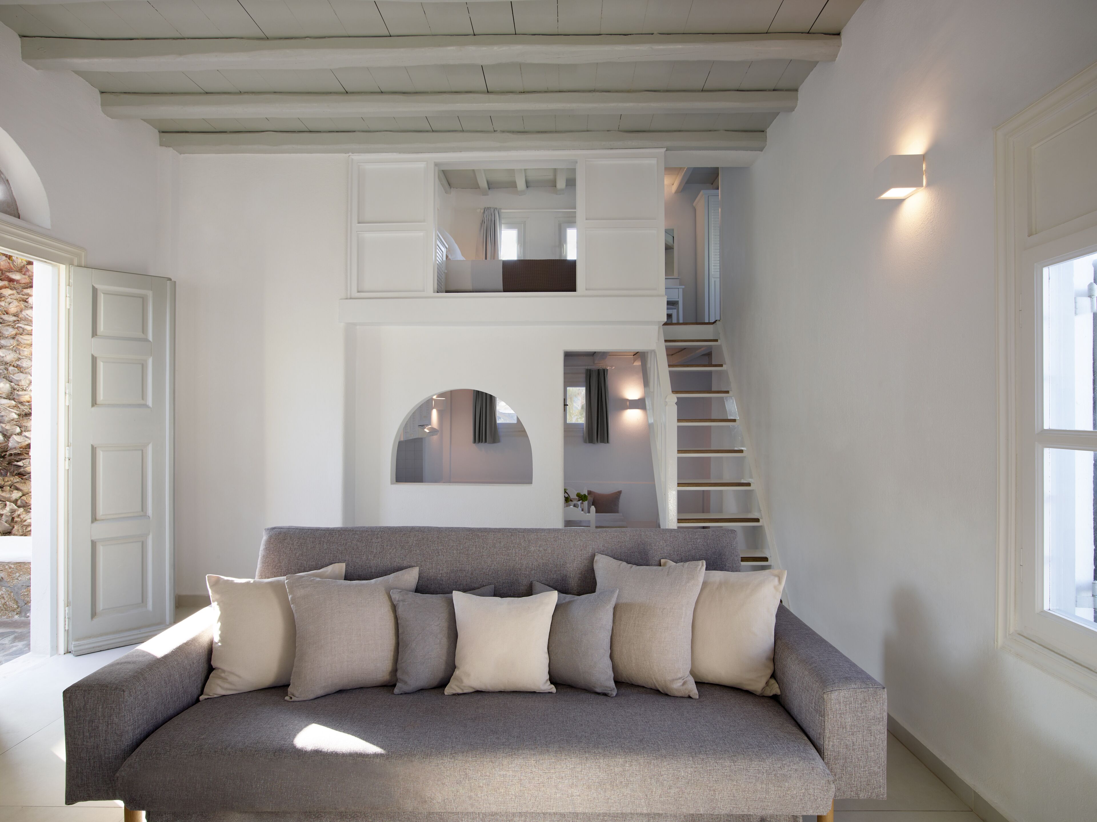 one bedroom house sea view no 7 | living area | 32-inch flat-screen tv with digital channels, tv, netflix