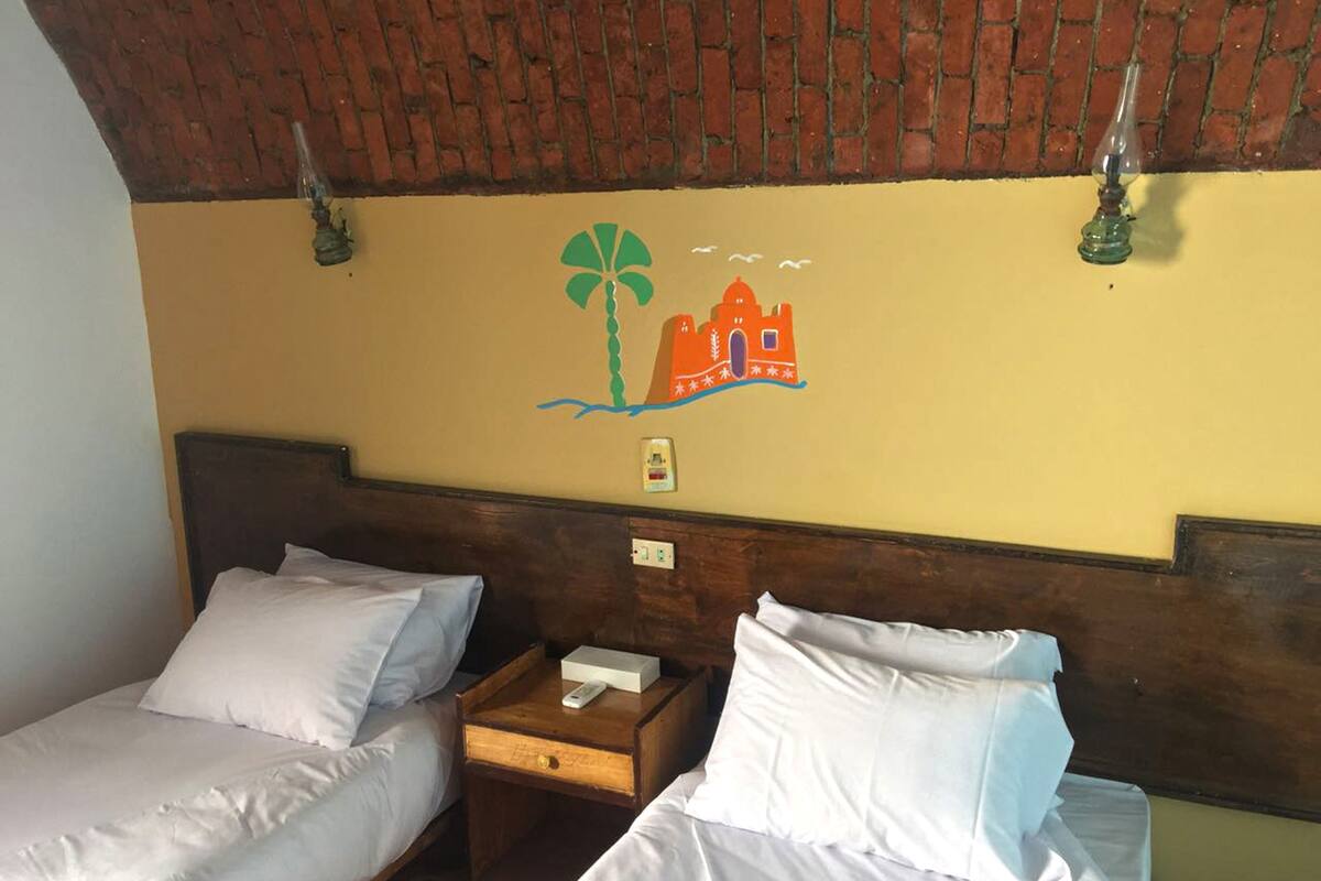Wifi gratis y ropa de cama