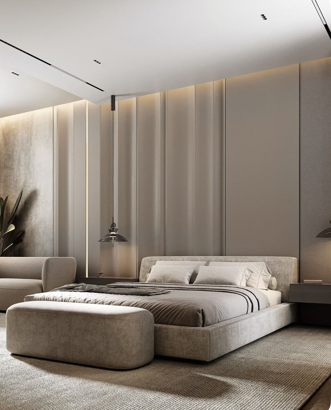 1 bedroom, Egyptian cotton sheets, premium bedding, down comforters