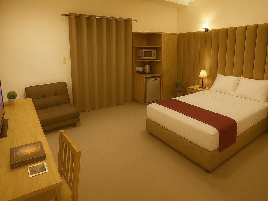 1 bedroom, Egyptian cotton sheets, premium bedding, down comforters