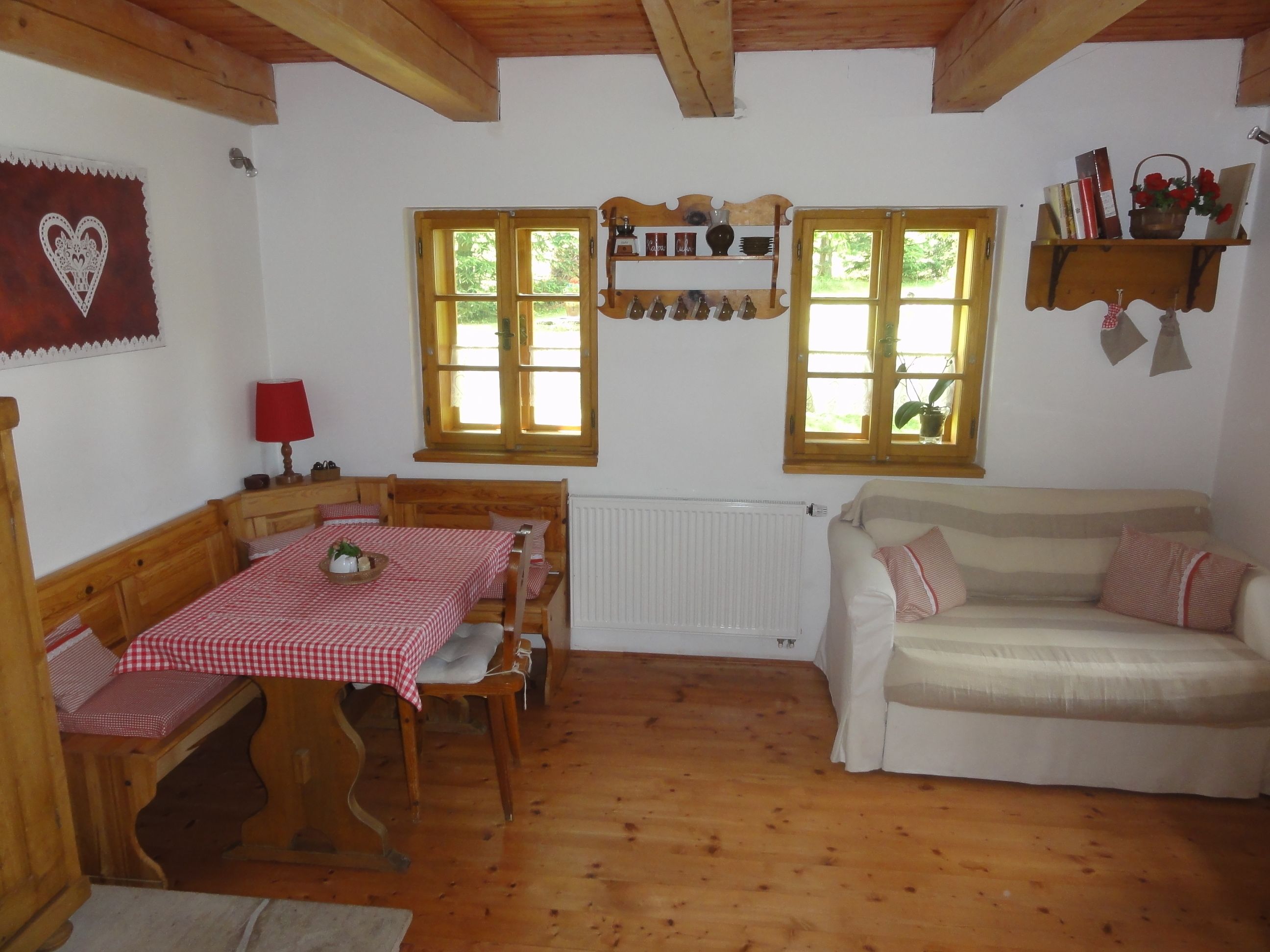 Apartment, Kitchenette, Garden View (Vejminek) | Living area | Flat-screen TV