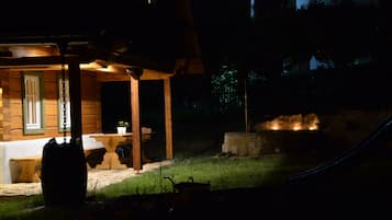 Front of property – evening/night