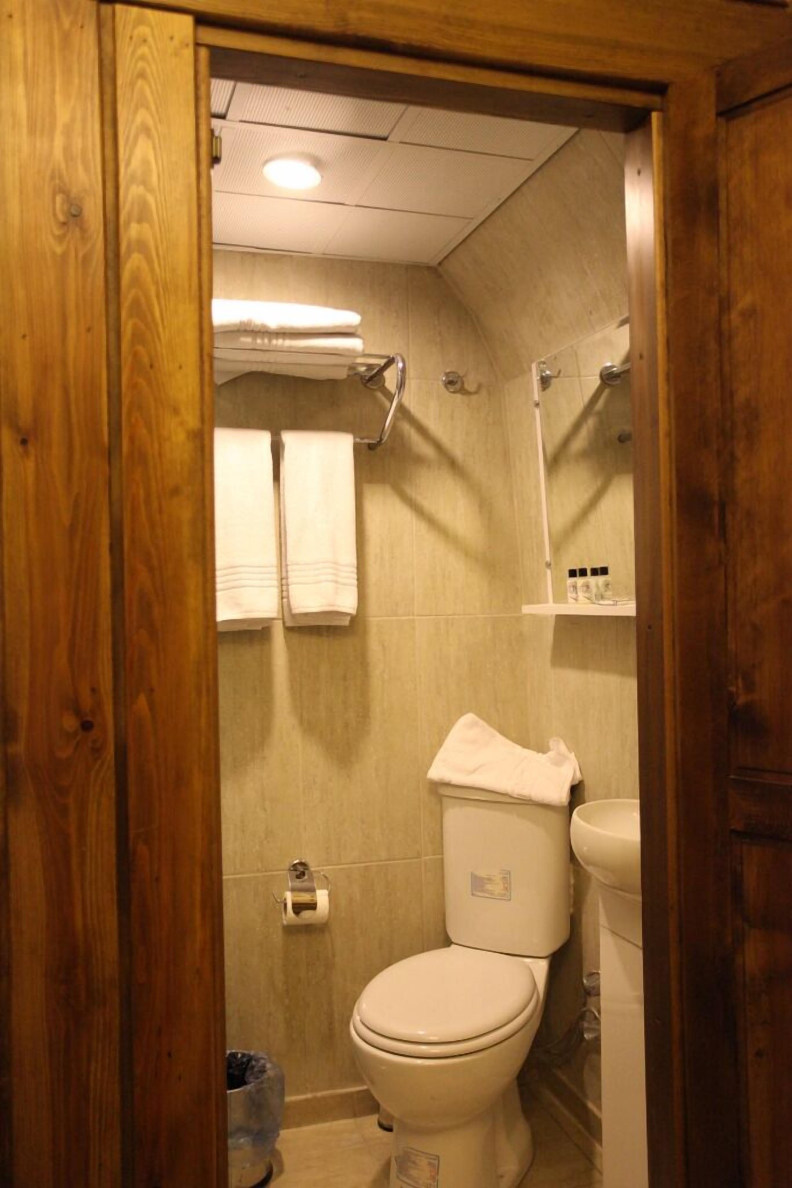 shower, free toiletries, hair dryer, slippers