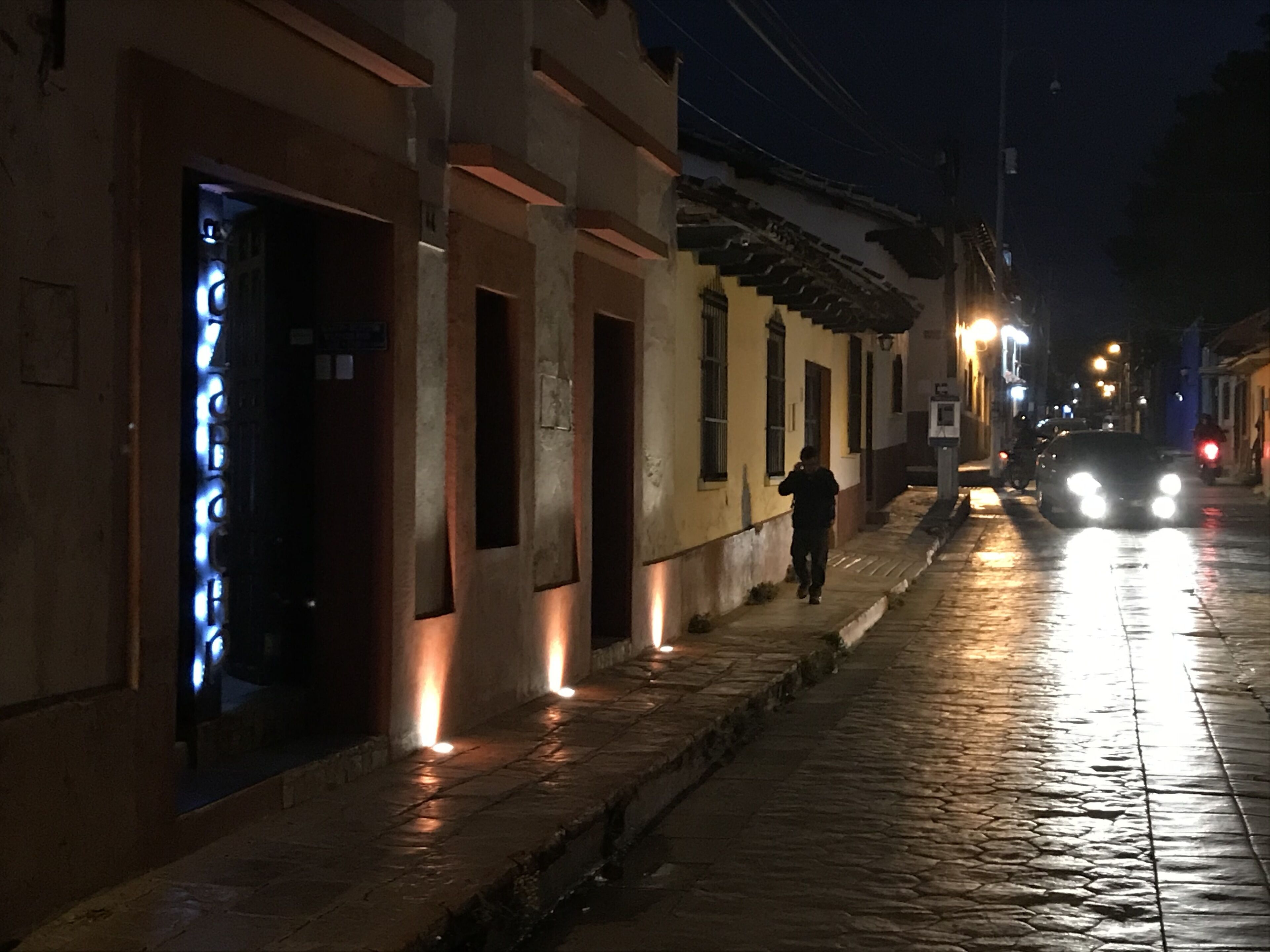 front of property – evening/night