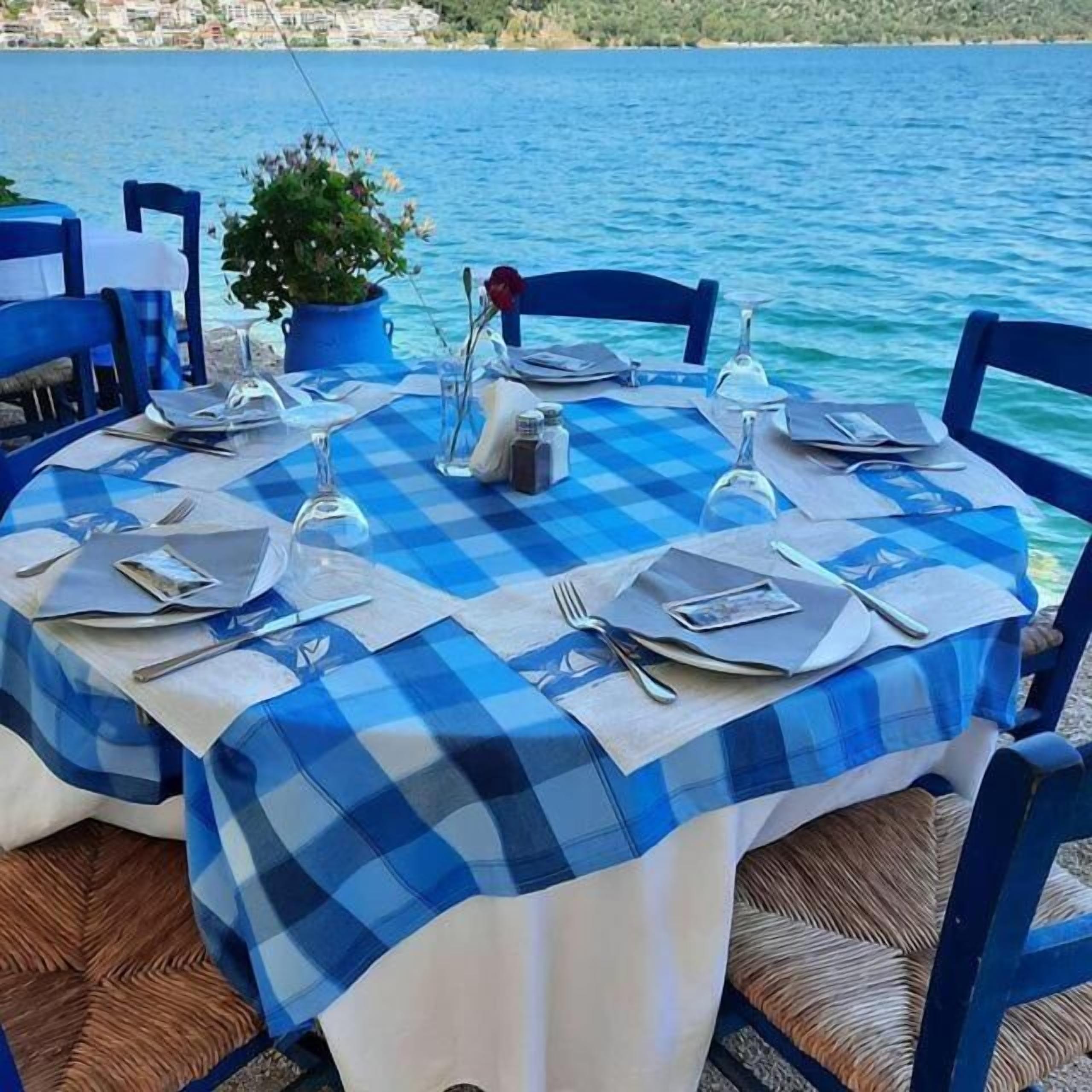 breakfast, lunch, dinner served; greek cuisine, beach views