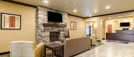 Sitteområde i lobbyen