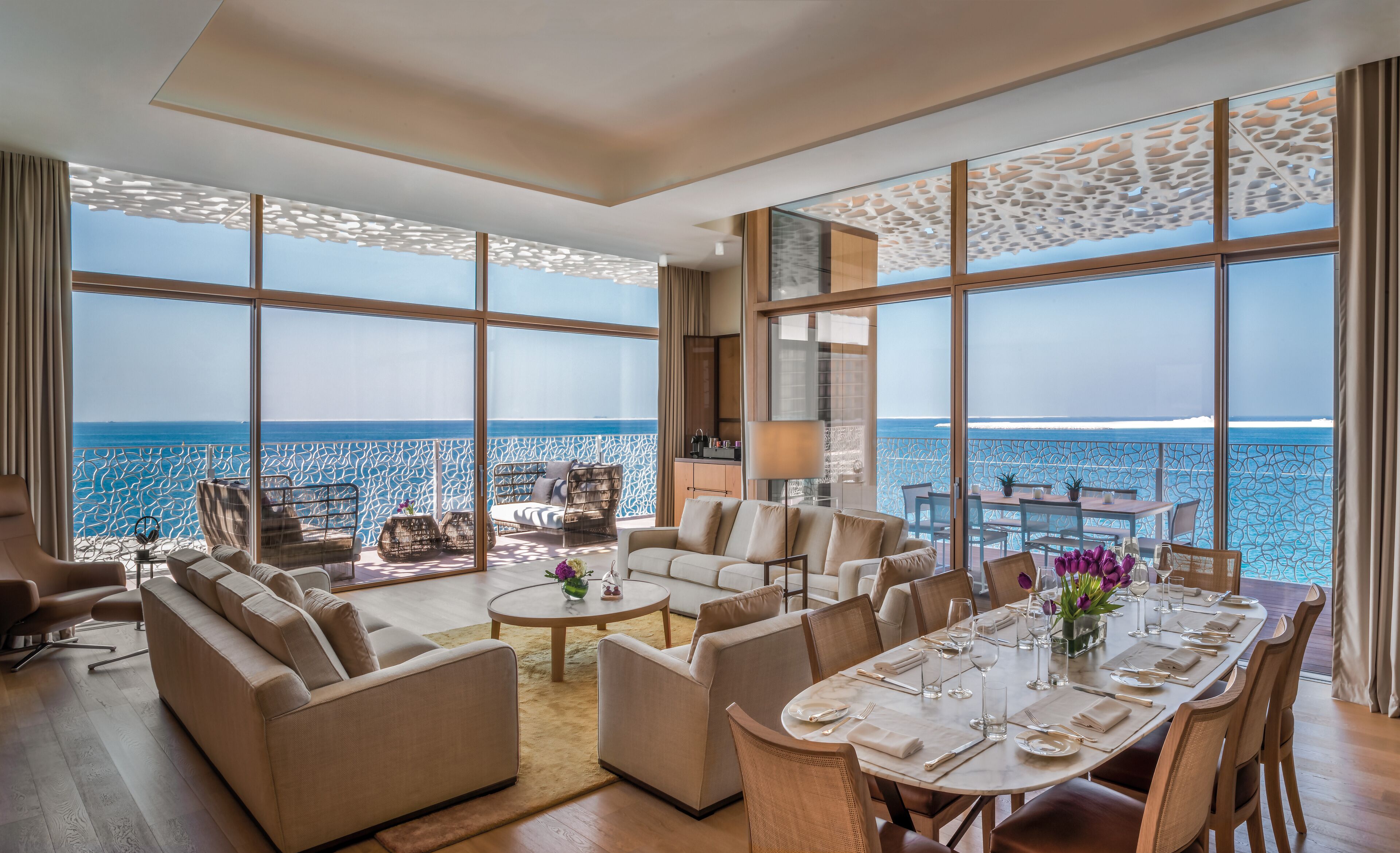 Bulgari Suite, Suite, 1 Bedroom, Balcony | Living area | 55-inch LED TV with satellite channels, TV, Netflix